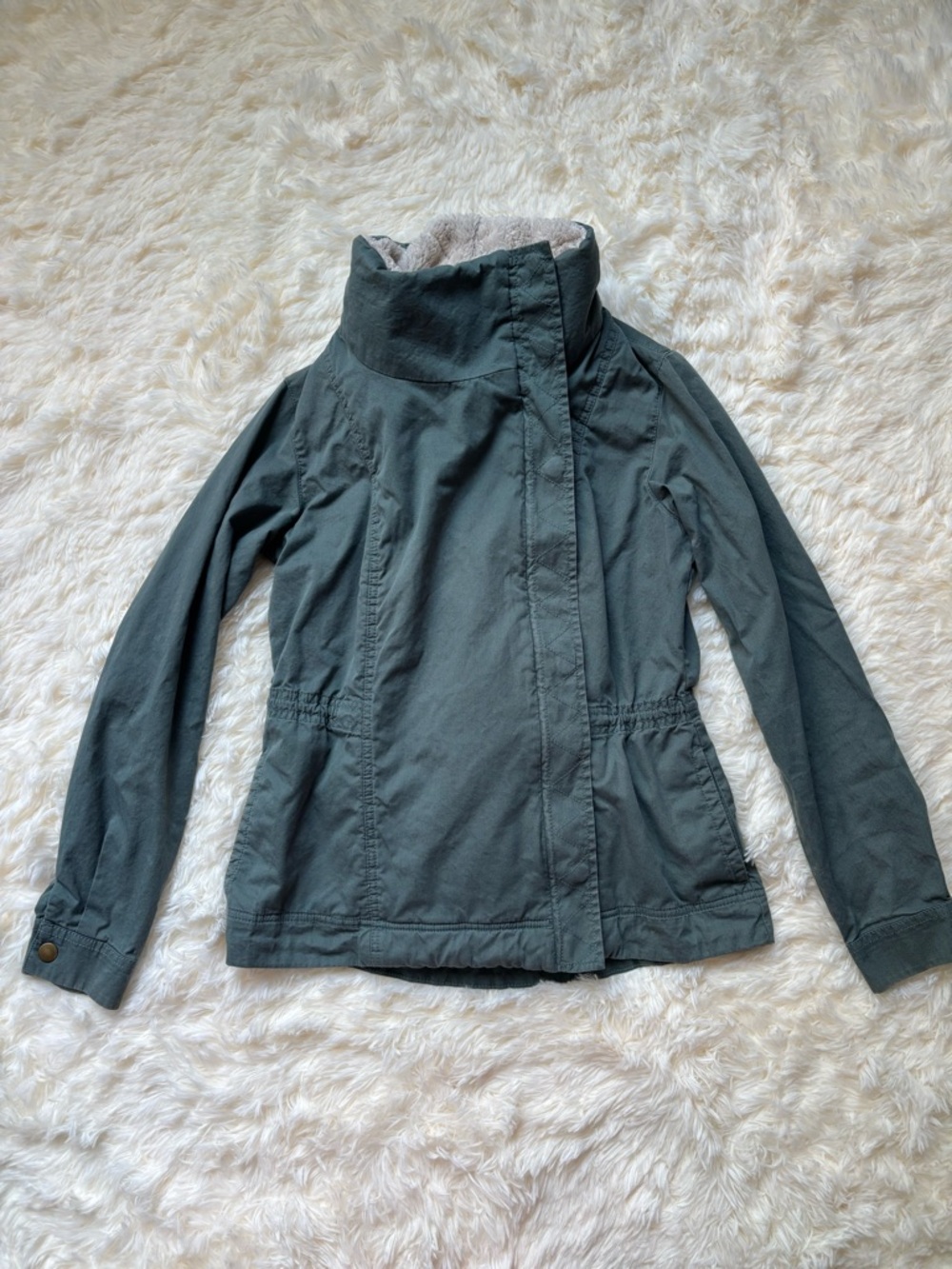 Columbia Sportswear Women’s Sherpa Lined Utility Jacket Size Small Green